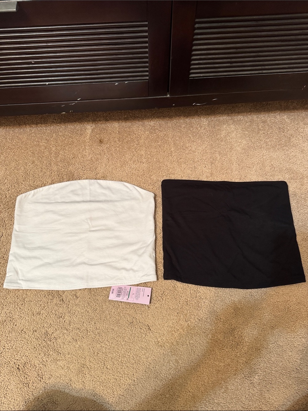 wild fable & Old Navy White & Black Strapless Tube Tops - 2 Pack